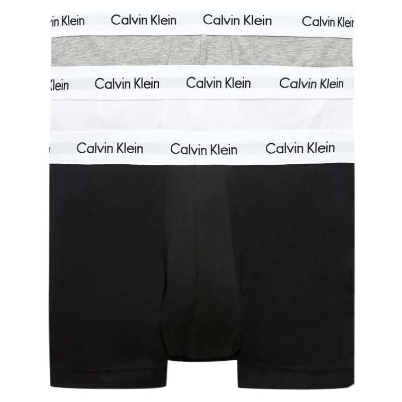 CALVIN KLEIN Бельо Trunk 3Pk 0000U2662G 998 black/white/grey heather