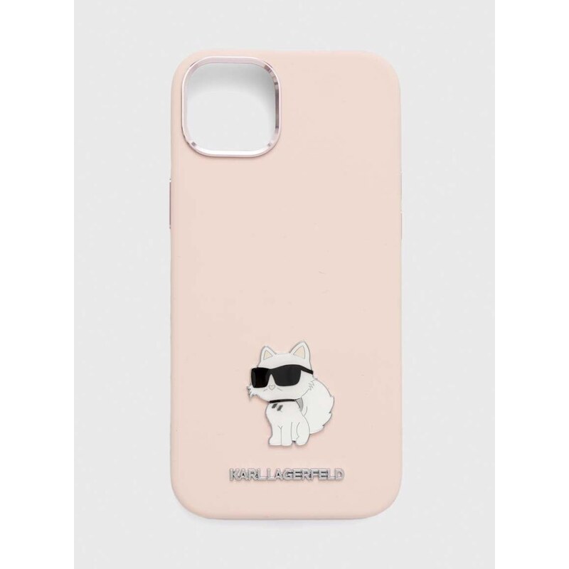 Кейс за телефон Karl Lagerfeld iPhone 15 Plus / 14 Plus 6.7'' в розово