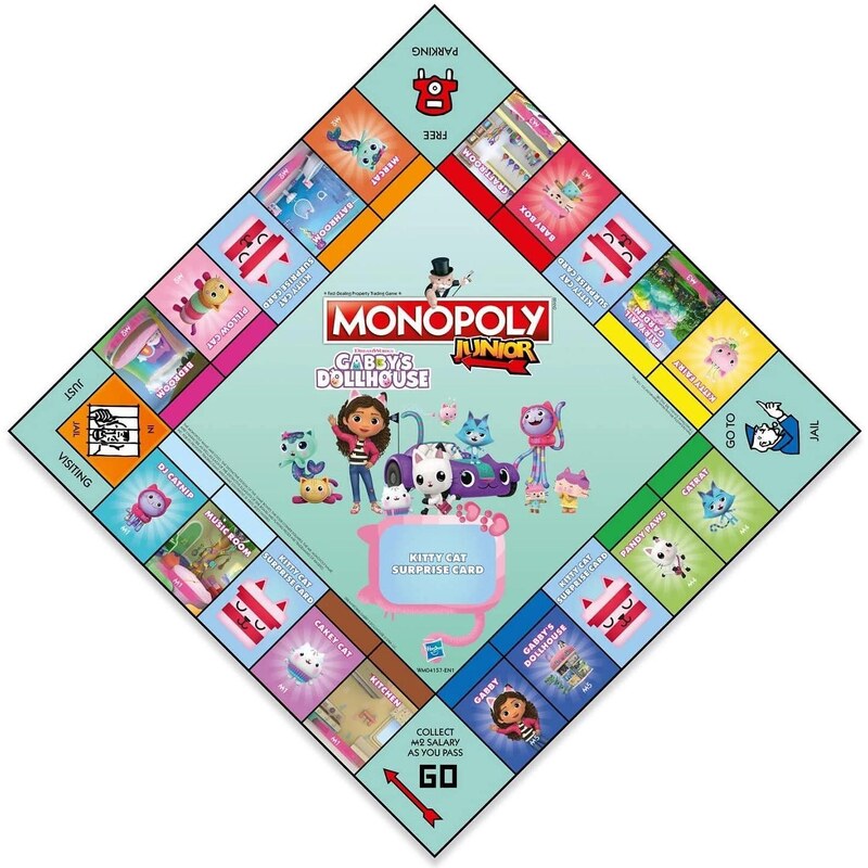 Winning Moves Monopoly Junior - Gabby′s Dollhouse