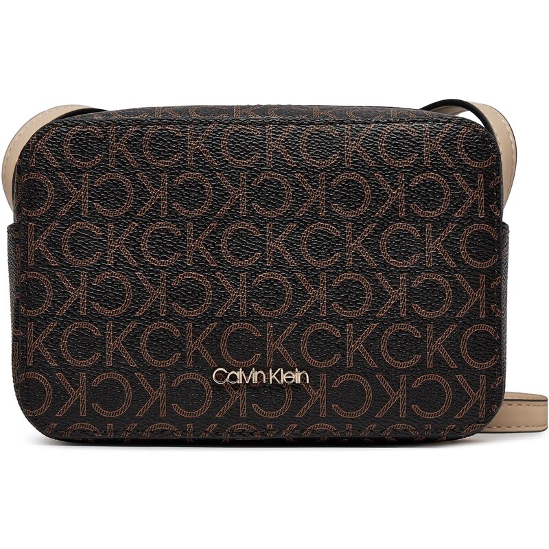 Дамска чанта Calvin Klein Ck Must Camera Bag Mono K60K610294 Brown Mono 0HD