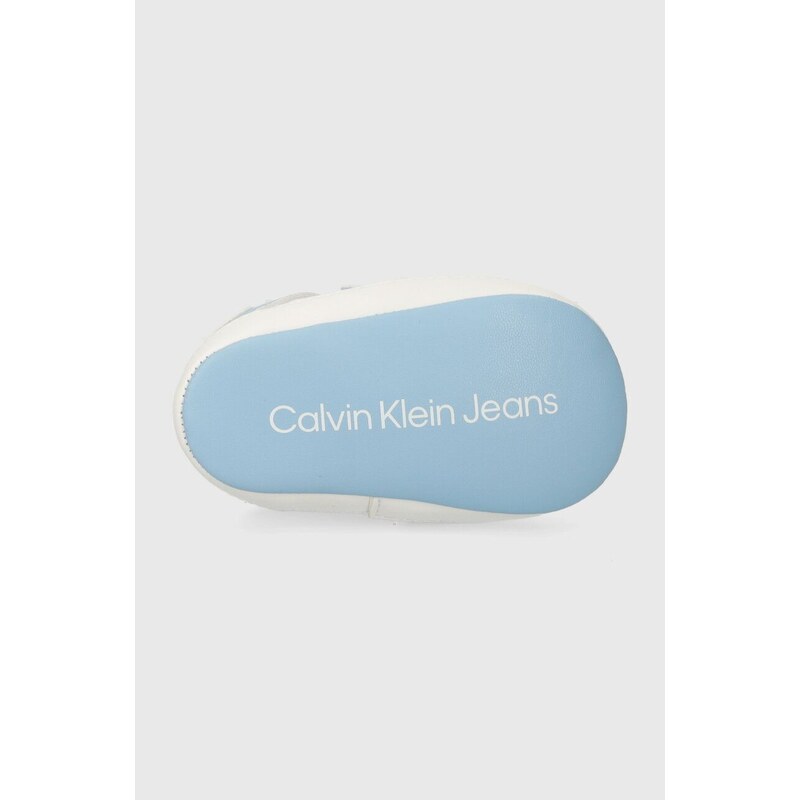 Бебешки обувки Calvin Klein Jeans в синьо