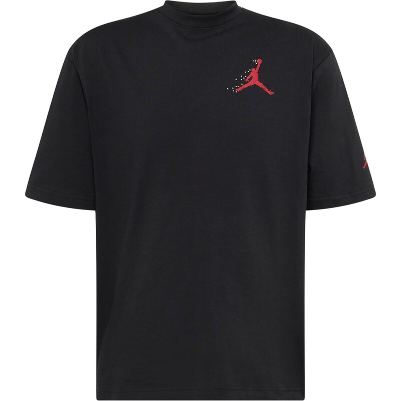 Jordan Тениска 'ESS' червено / черно / бяло
