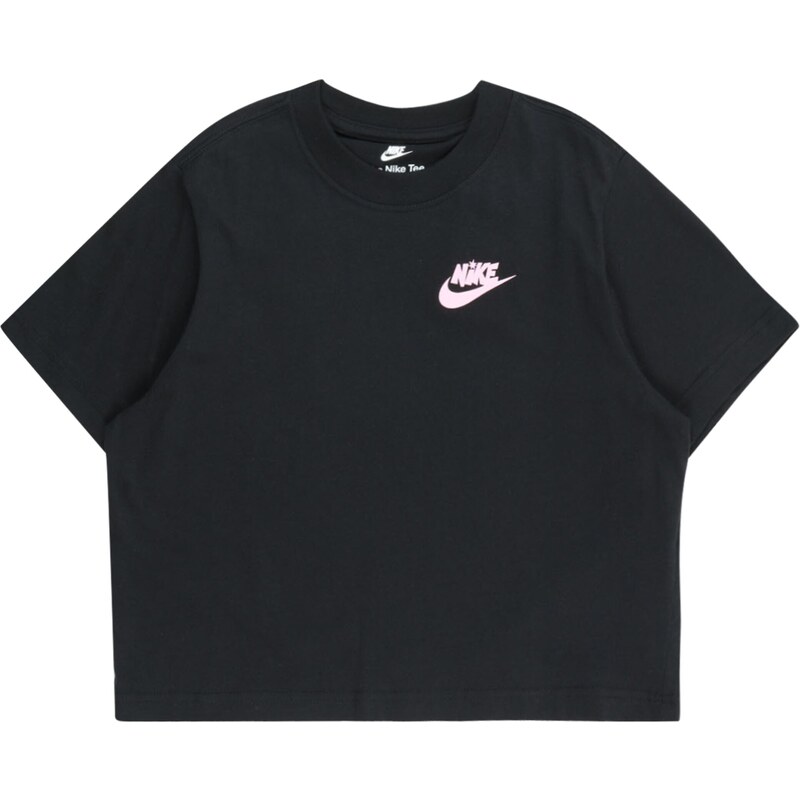 Nike Sportswear Тениска 'DANCE' мента / бледорозово / черно