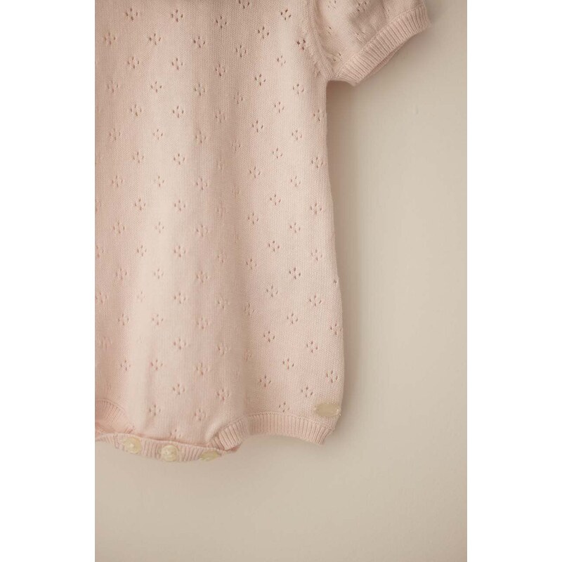 Бебешко боди от памук Tartine et Chocolat в розово с изчистен дизайн