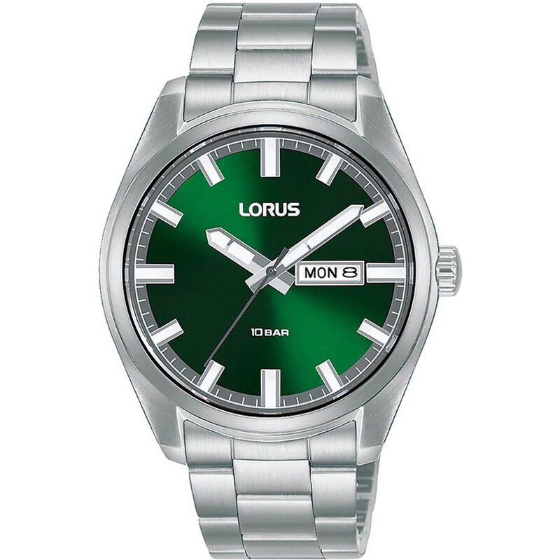 Lorus RH351AX9 Silver/Green Часовник