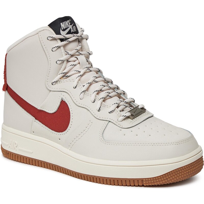 Nike Sportswear AF1 SCULPT WILD - High-top trainers - phantom/rugged  orange/med brown/black/black 