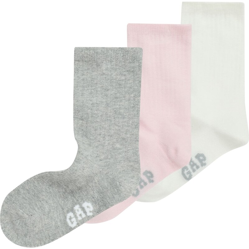 GAP Къси чорапи сив меланж / светлозелено / бледорозово