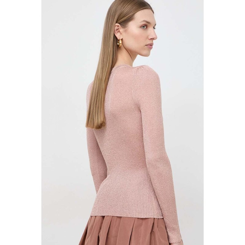 Пуловер Marella дамски в розово от лека материя 2413361181200