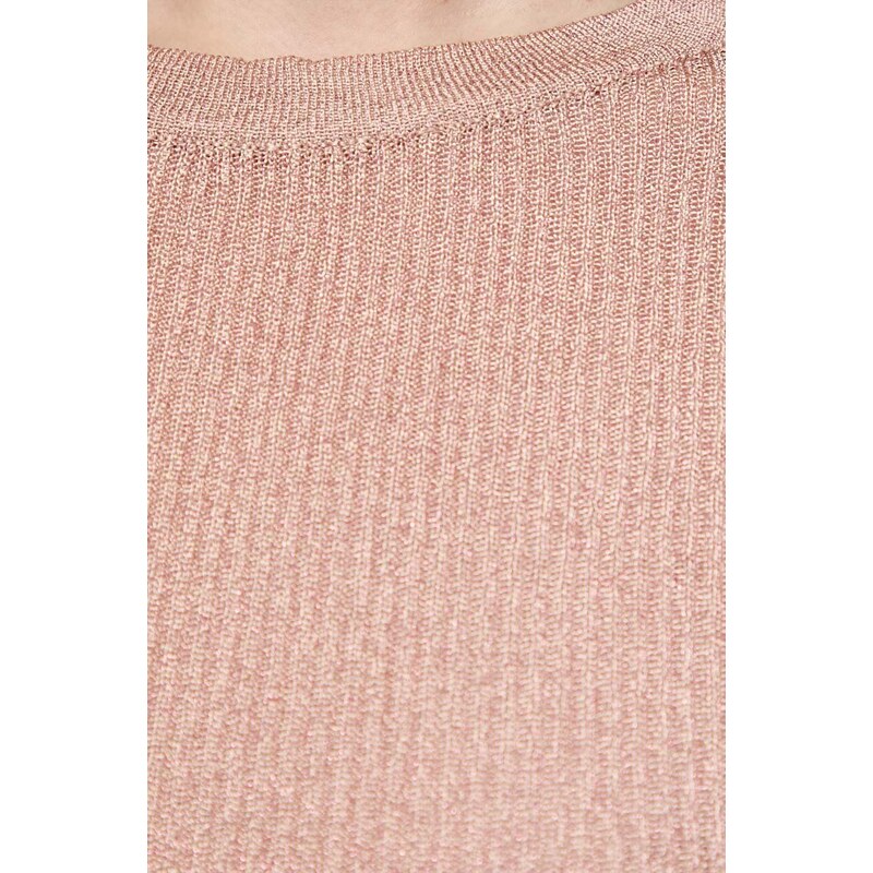 Пуловер Marella дамски в розово от лека материя 2413361181200