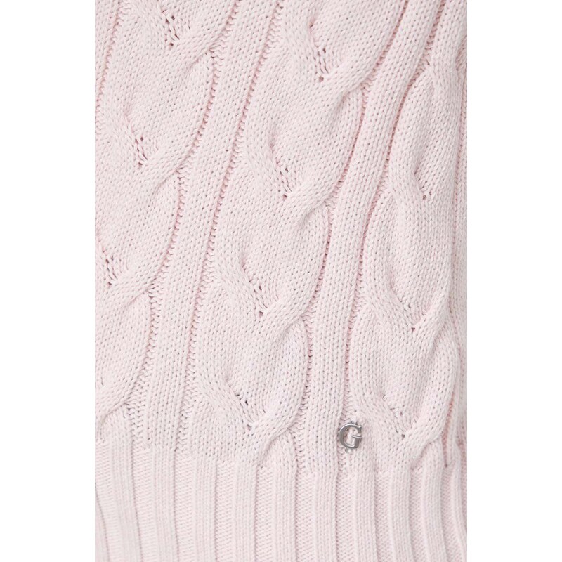 Пуловер Guess ELLE дамски в розово W4RR15 Z3C30