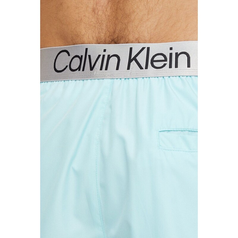 Плувни шорти Calvin Klein в синьо KM0KM00945
