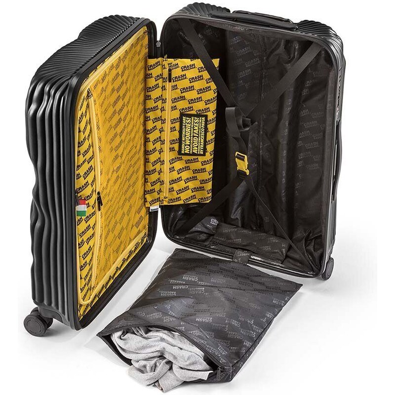Куфар Crash Baggage STRIPE Medium Size в жълто CB152