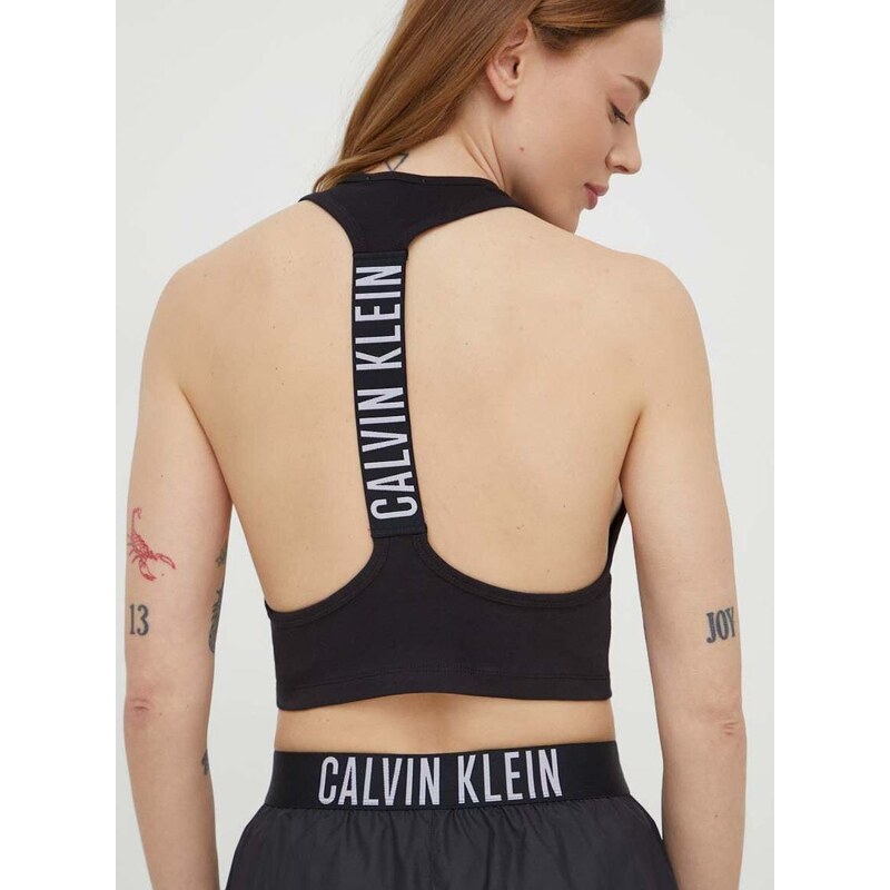 Горнище за плаж Calvin Klein в черно KW0KW02481