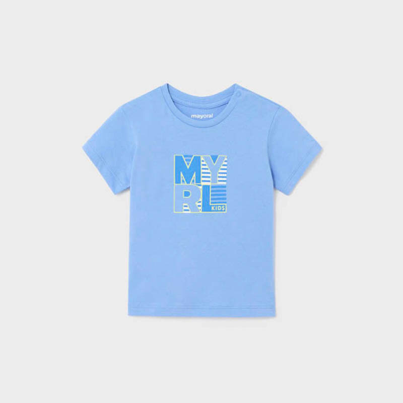 Едноцветна бебешка тениска Mayoral за момче MYRL