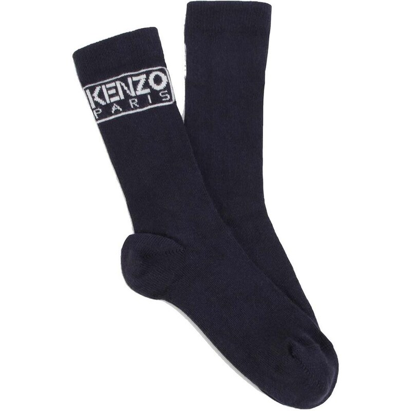 Детски чорапи Kenzo Kids в синьо