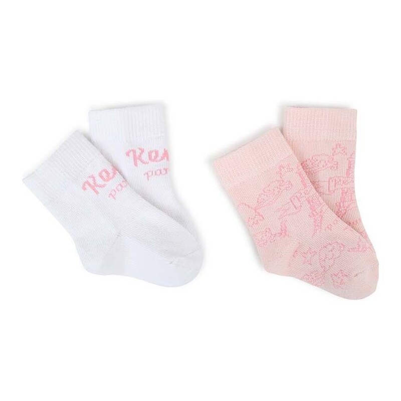 Бебешки чорапи Kenzo Kids (2 броя) в розово