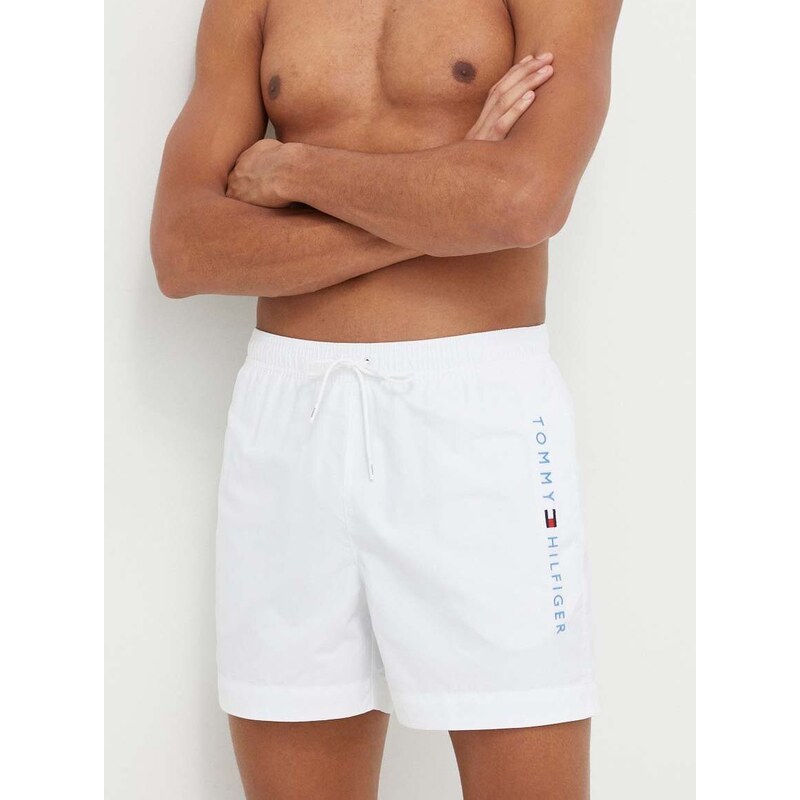Плувни шорти Tommy Hilfiger в бяло UM0UM03258