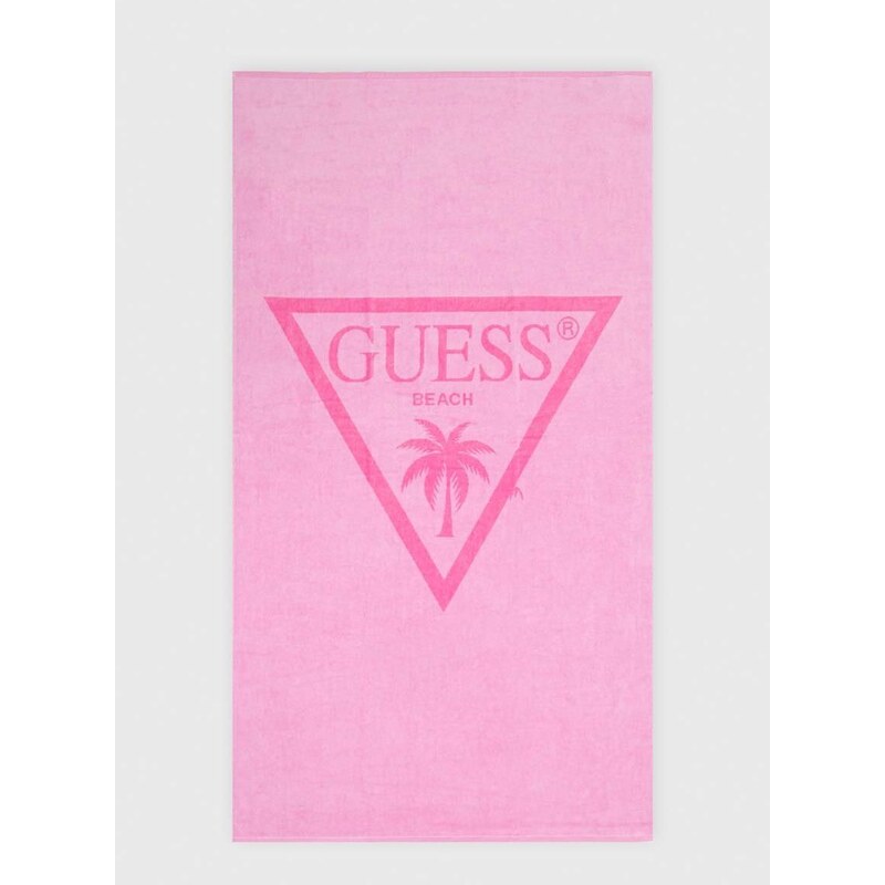 Памучна кърпа Guess в розово E4GZ03 SG00L