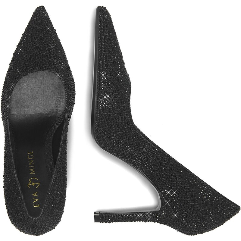 Обувки на ток Eva Minge IVERA-V1360-18-3 Black