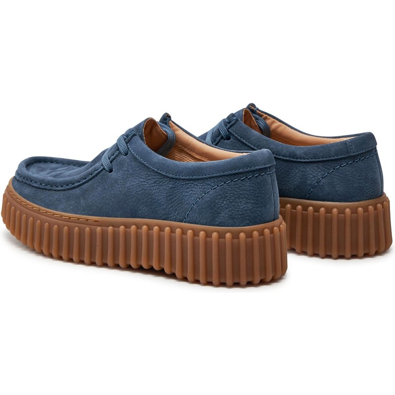 Обувки Clarks Torhill Bee 26176355 Blue Nubuck