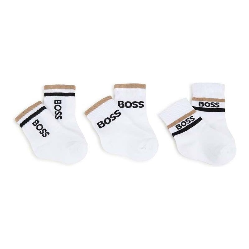 Детски чорапи BOSS (3 броя) в тъмносиньо