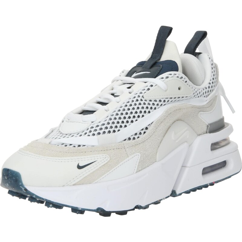 Nike Sportswear Ниски маратонки 'AIR MAX FURYOSA' черно / бяло / бял памук