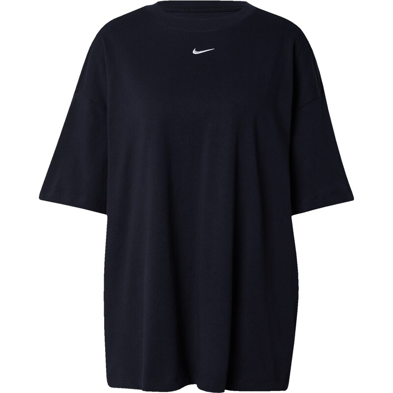 Nike Sportswear Тениска Essntl черно бяло Glamibg 