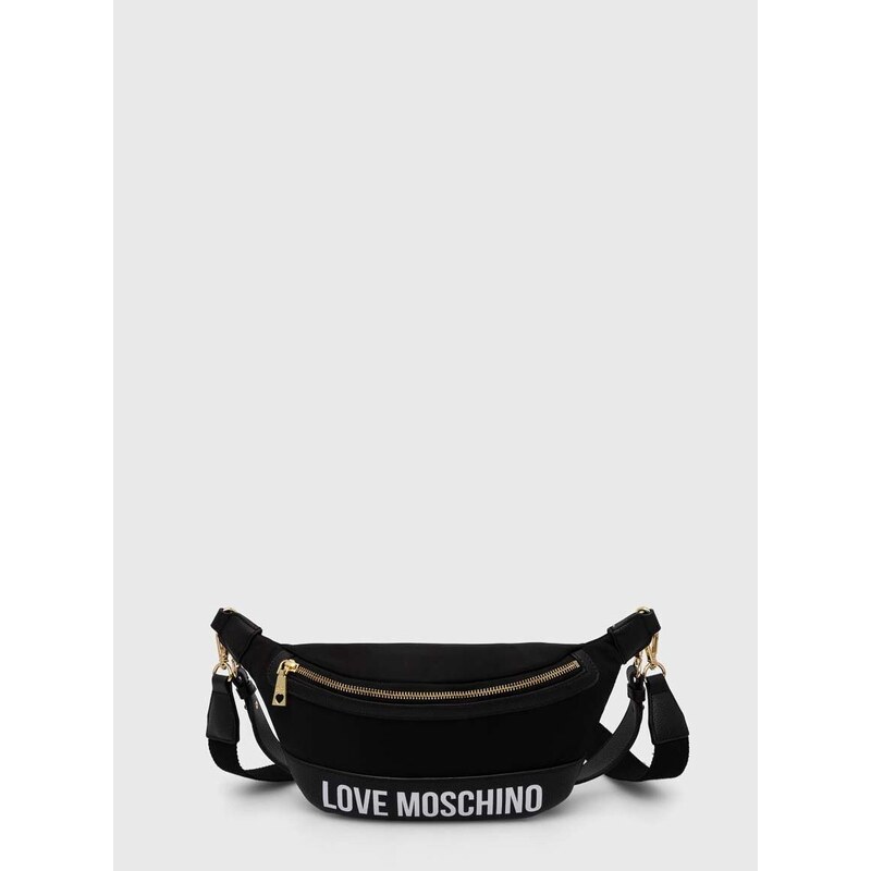 Чанта за кръст Love Moschino в черно