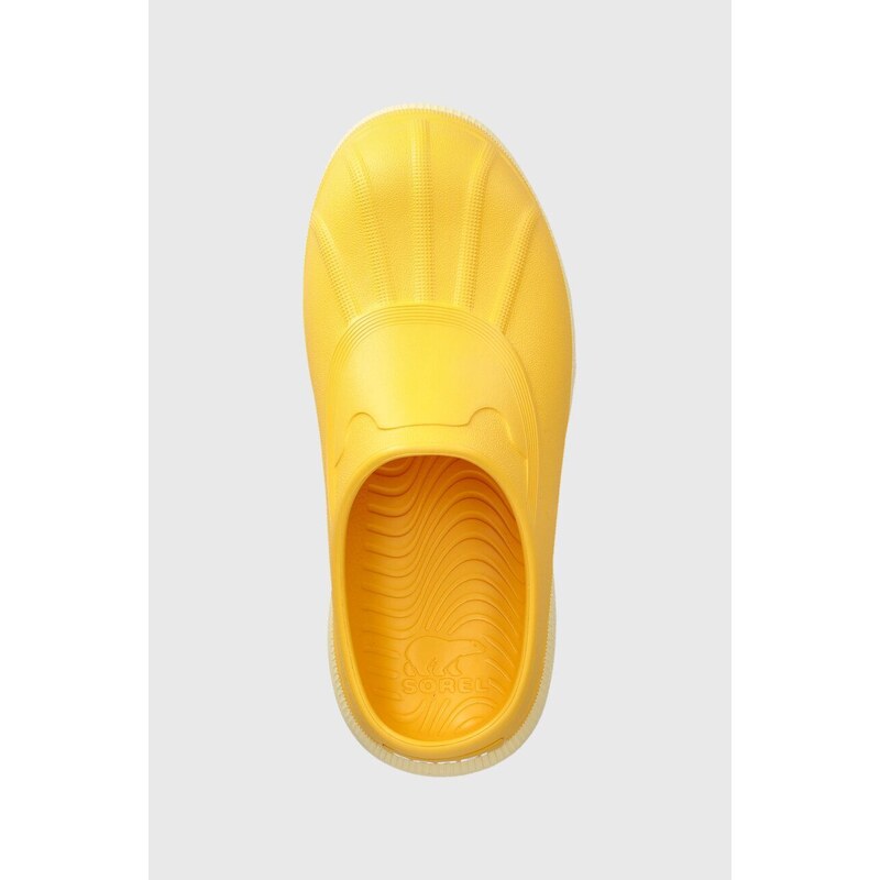 Чехли Sorel CARIBOU CLOG в жълто с платформа 2048701756