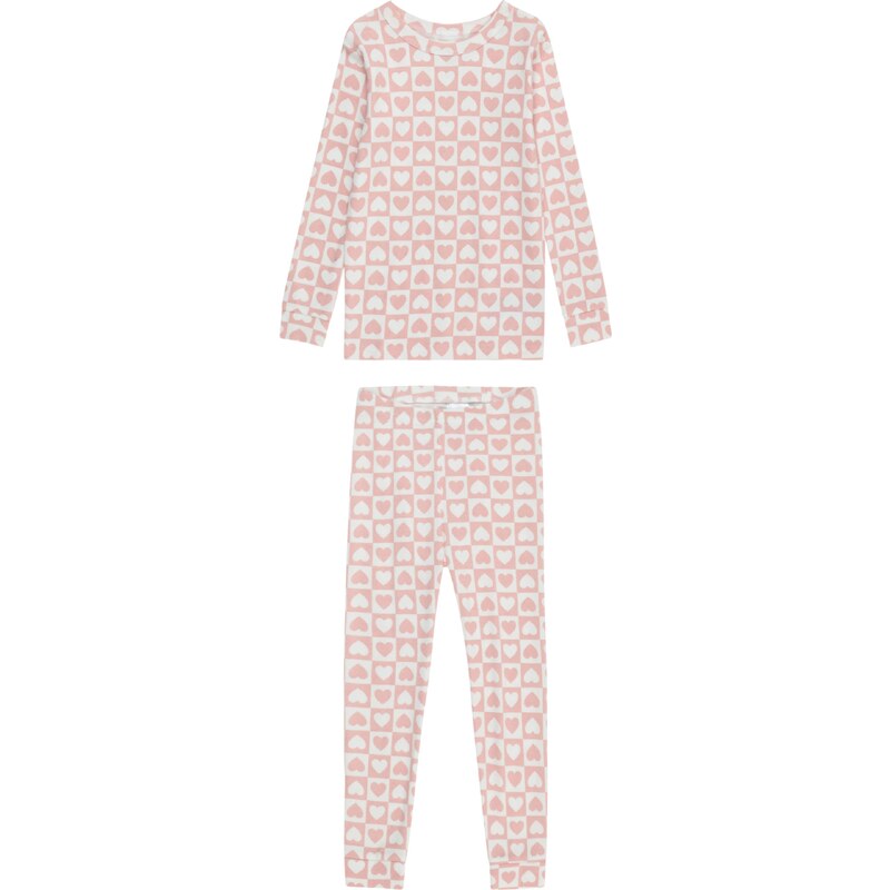 GAP Комплект пижама слонова кост / розе