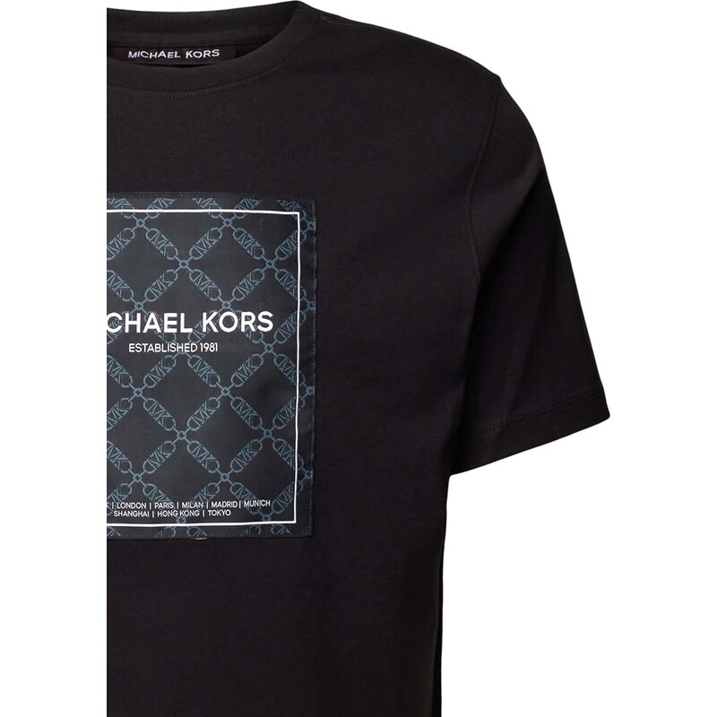 MICHAEL KORS T-Shirt Empire Flagship Tee CS451VR1V2 001 black