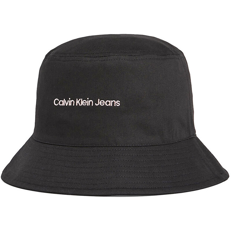 CALVIN KLEIN Шапка Institutional Bucket Hat K60K611977 00T black/pale conch