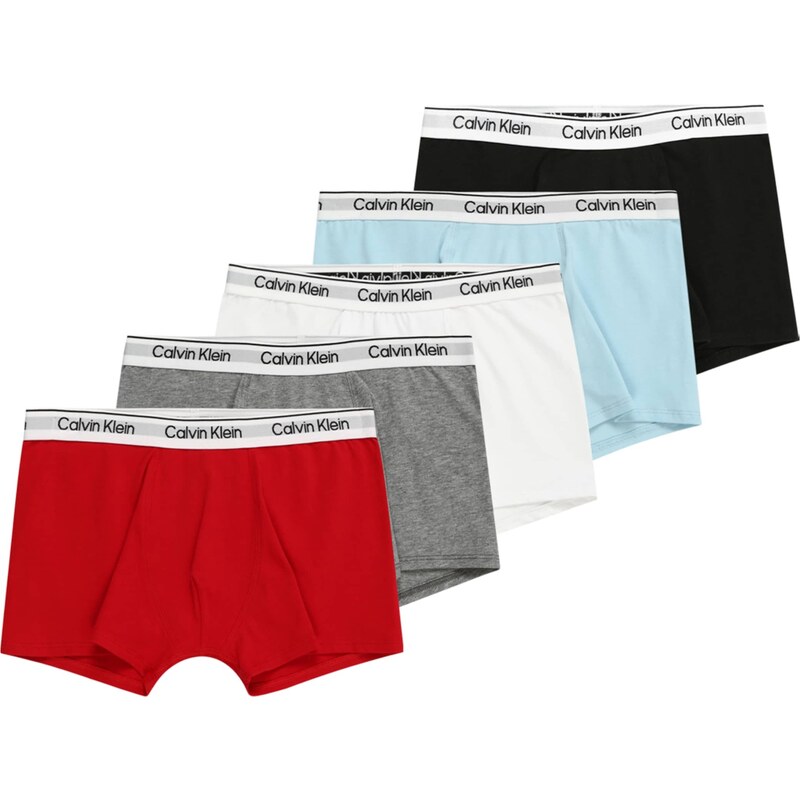 Calvin Klein Underwear Долни гащи светлосиньо / сиво / червено / черно / бяло