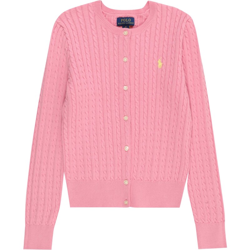 Polo Ralph Lauren Плетена жилетка жълто / питая - GLAMI.bg