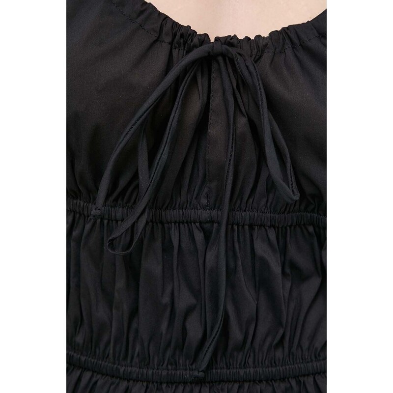 Блуза Liviana Conti в черно с изчистен дизайн L4SK09