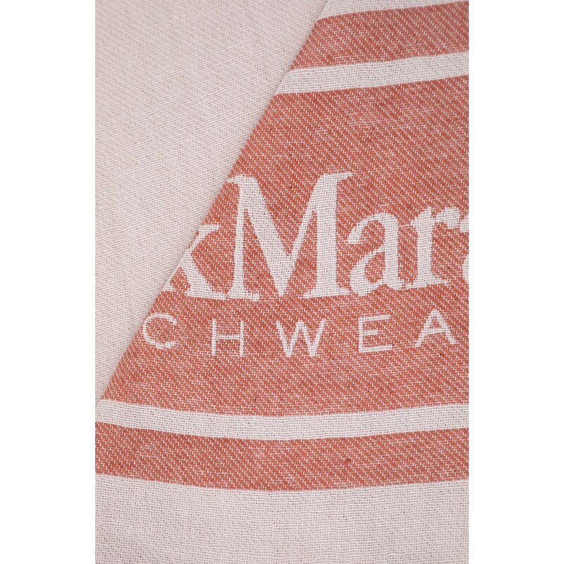 Плажна кърпа Max Mara Beachwear в бежово 2416591029600