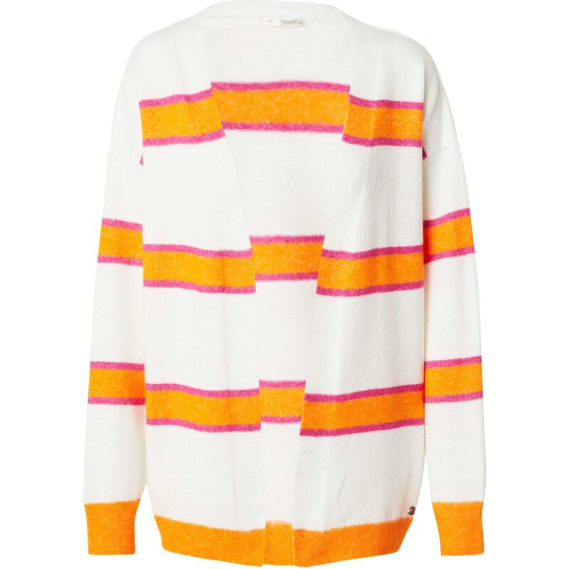 Key Largo Плетена жилетка 'MELVILLE' оранжево / розово / мръсно бяло