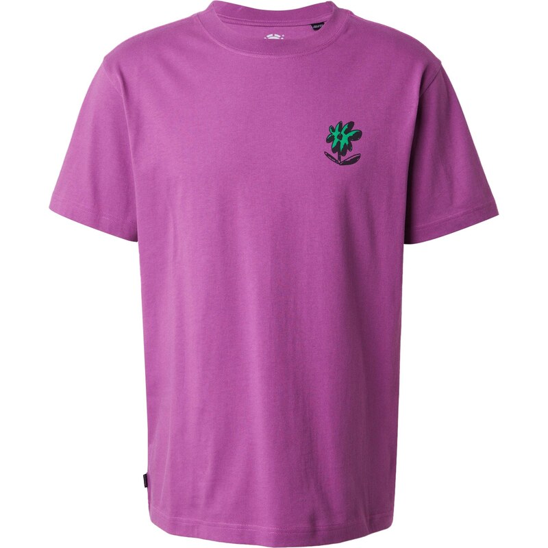 ELEMENT Тениска 'QUIET' зелено / лилав / черно / бяло