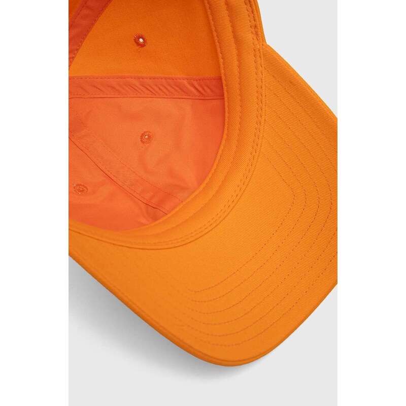 Памучна шапка с козирка Colmar в оранжево с апликация