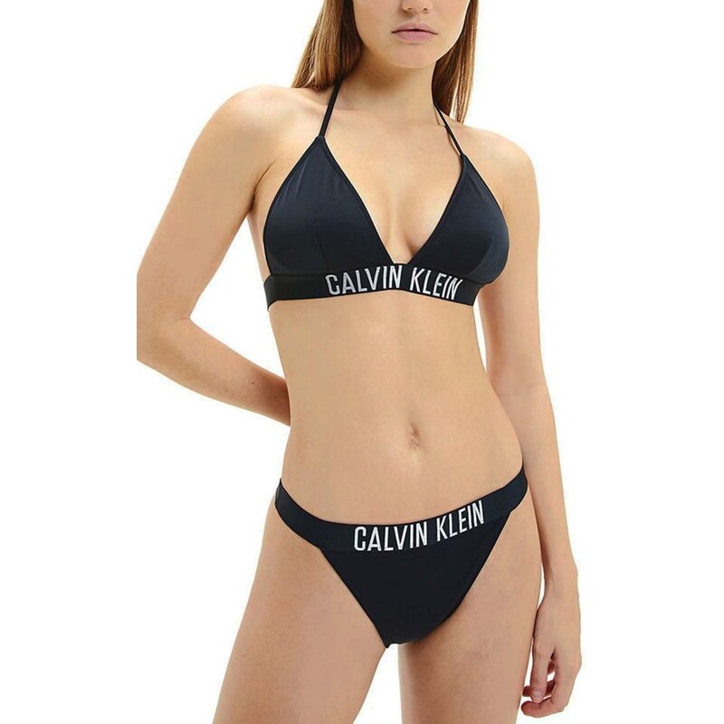 CALVIN KLEIN Bikini Top Micro Triangle-Nylon KW0KW02581 BEH pvh black