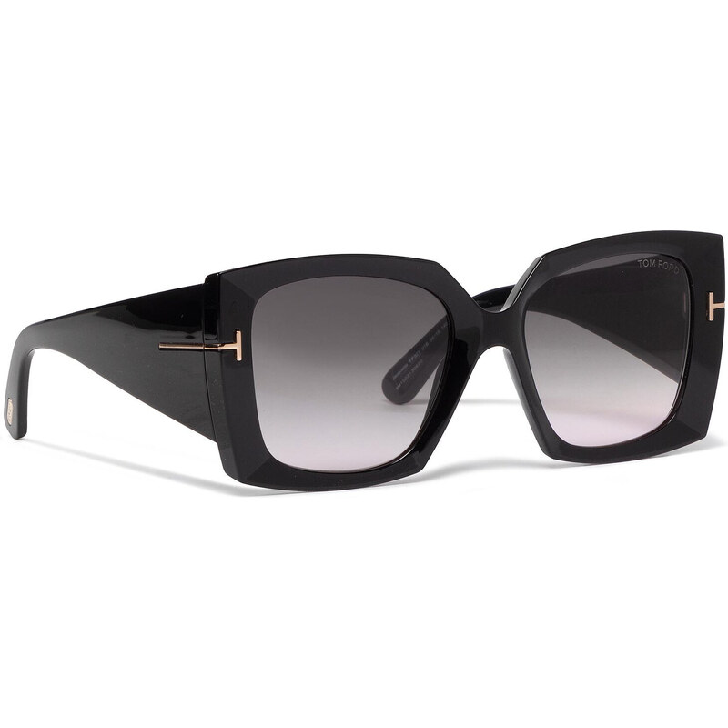 Слънчеви очила Tom Ford Jacquetta FT0921 5401B Shiny Black/Gradient Smoke