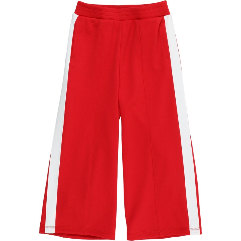 GAP Панталон червено / бяло