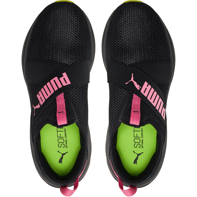 Сникърси Puma Softride Harmony Slip Wns 379606 04 PUMA Black-Electric Lime-Fast Pink