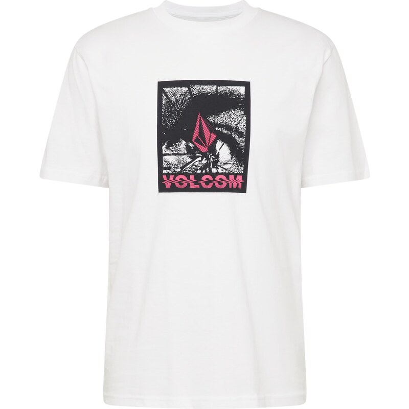 Volcom Тениска 'OCCULATOR' розово / черно / бяло
