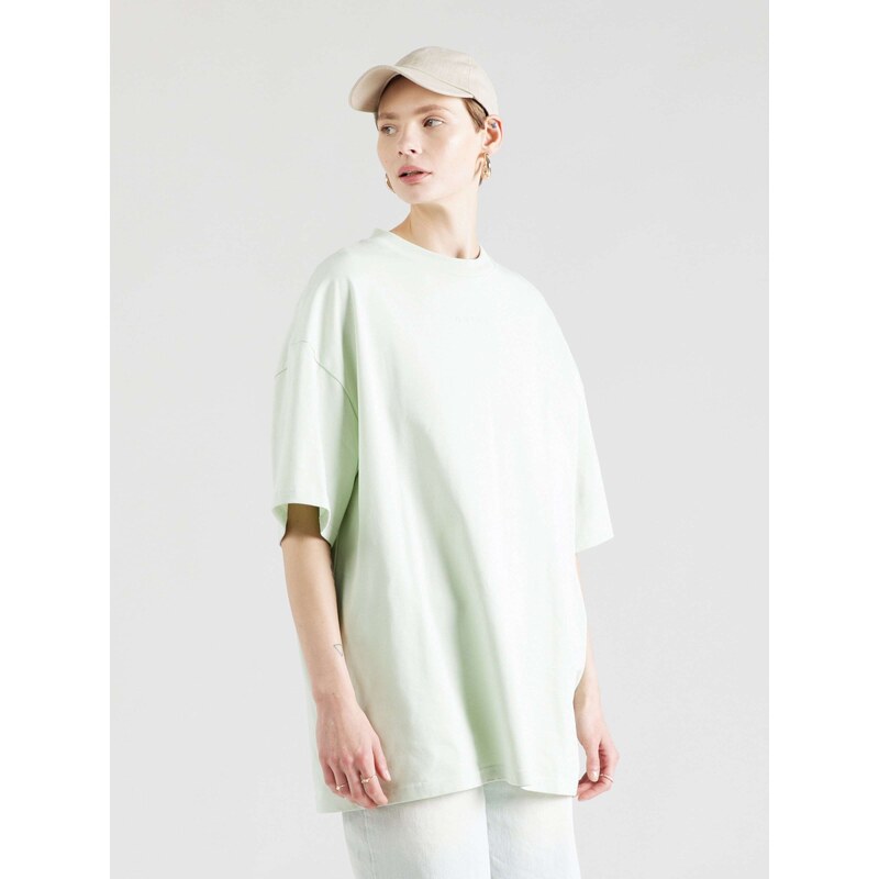 Karo Kauer Свободна дамска риза пастелно зелено / светлозелено