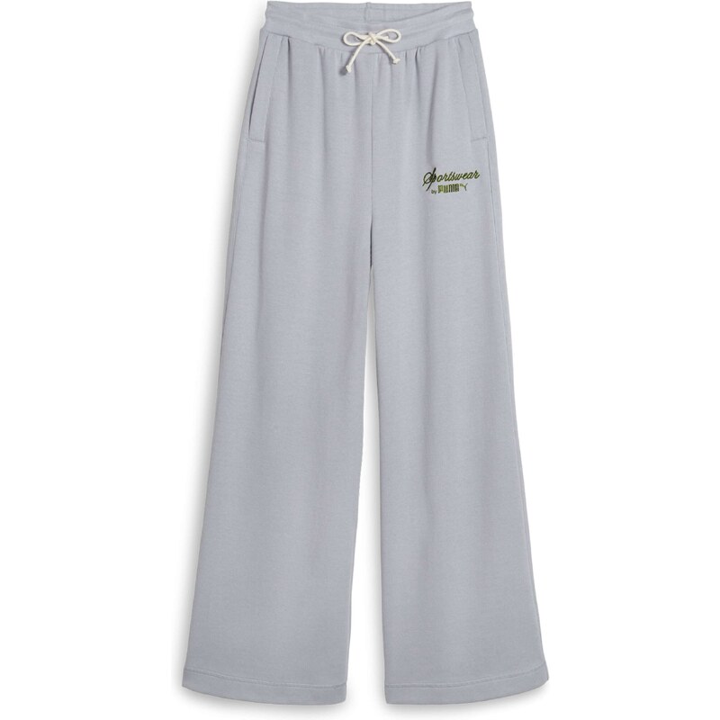 PUMA Панталон 'CLASSICS' сиво / зелено