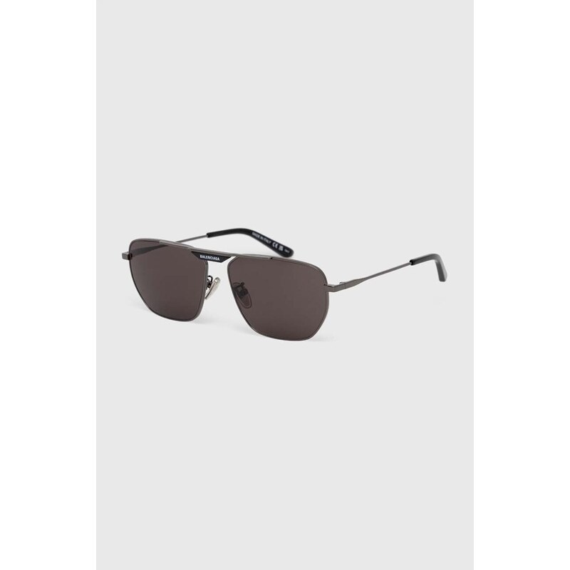 Слънчеви очила Balenciaga в сиво BB0298SA