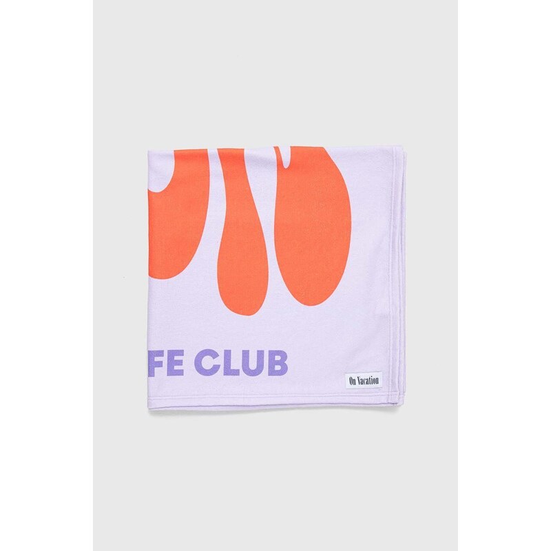Кърпа On Vacation Goodlife Club в лилаво OVC A14
