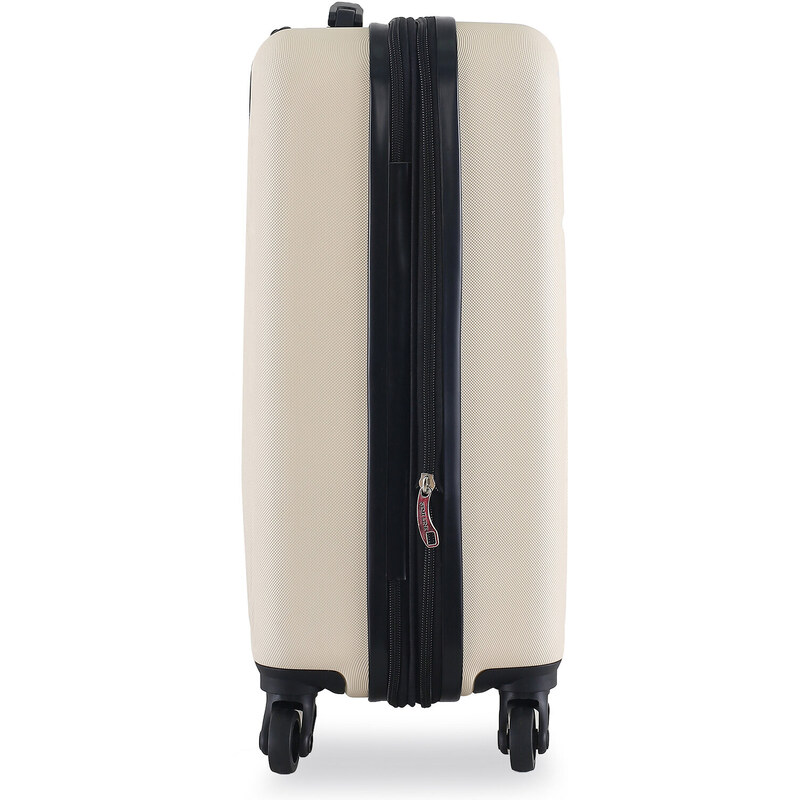 Самолетен куфар за ръчен багаж Semi Line T5747-1 Ecru