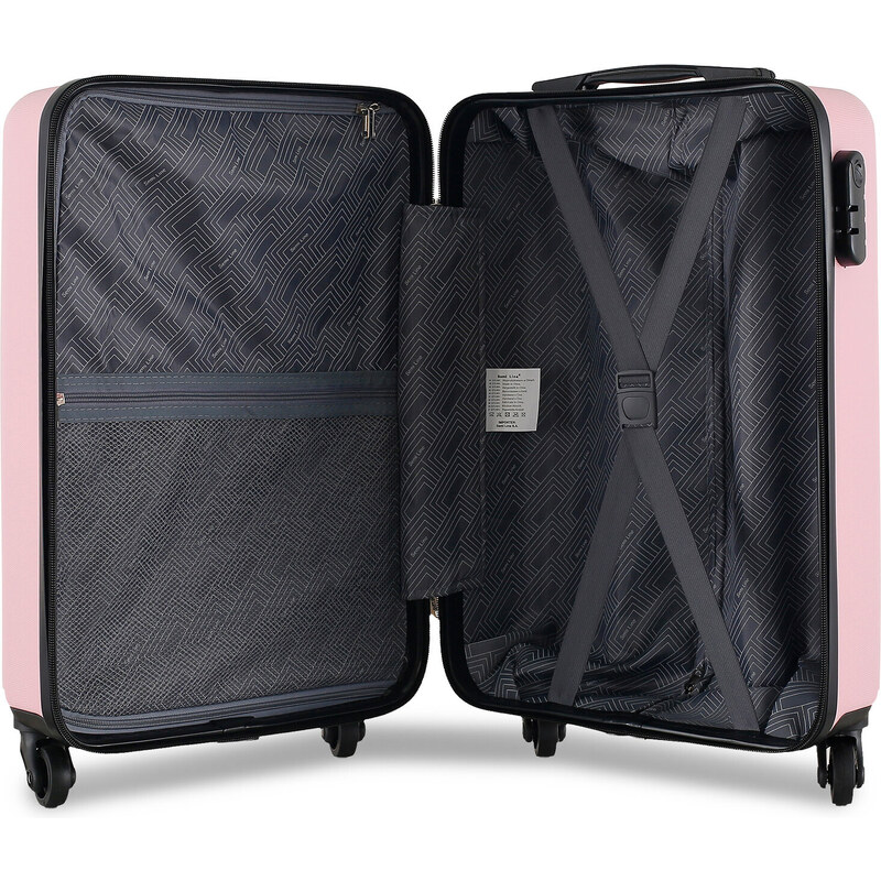 Самолетен куфар за ръчен багаж Semi Line T5694-1 Różowy